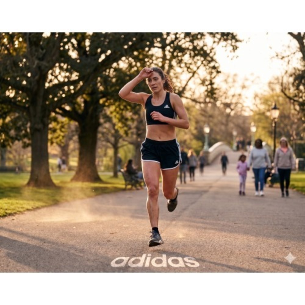 Adidas Women's Black 4" Performance Running Shorts S